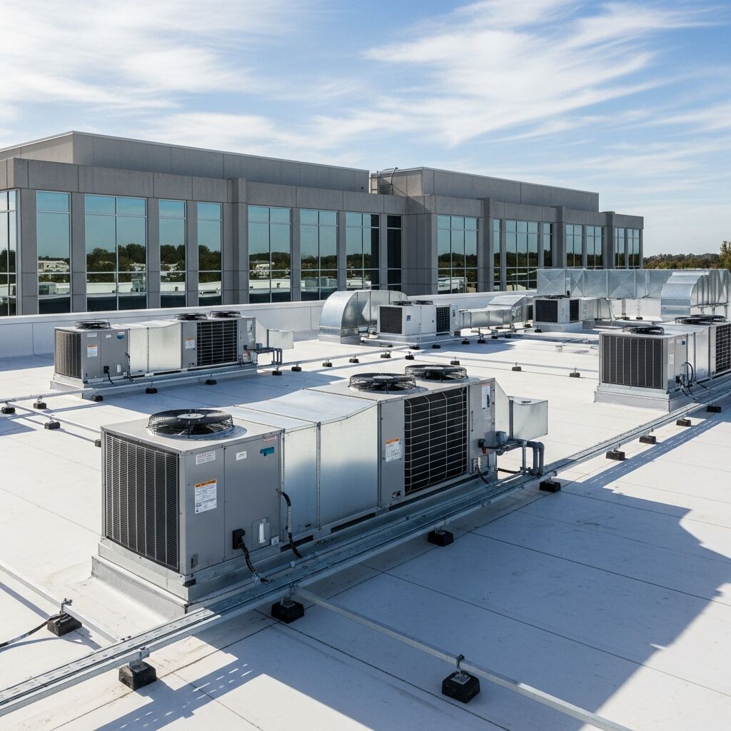 Commercial flat roof system — Cincinnati area