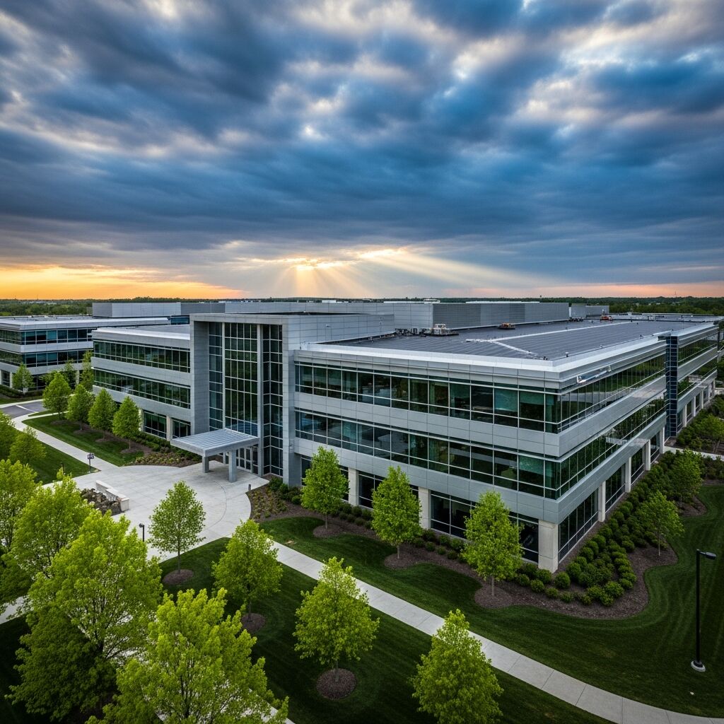 Commercial office campus — Chicago suburbs