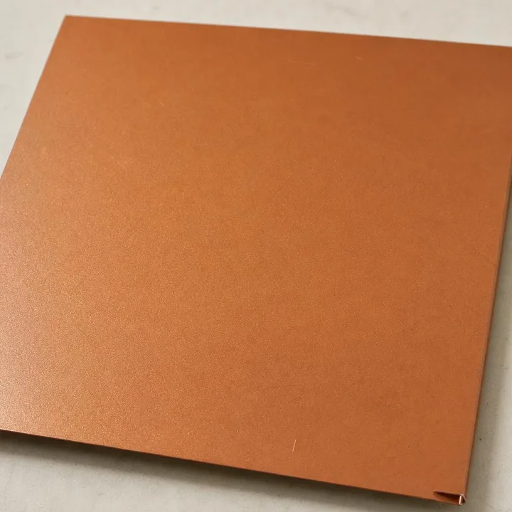 Illustration of a Copper Penny metal finish idea; not an actual product sample